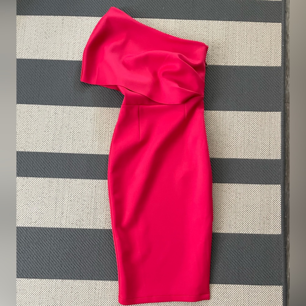 ASOS Christmas Holidays red cocktail dress